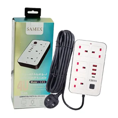 توصيلة 5 متر كهربائية 2500 واط من شركه SAMEX ٥متر