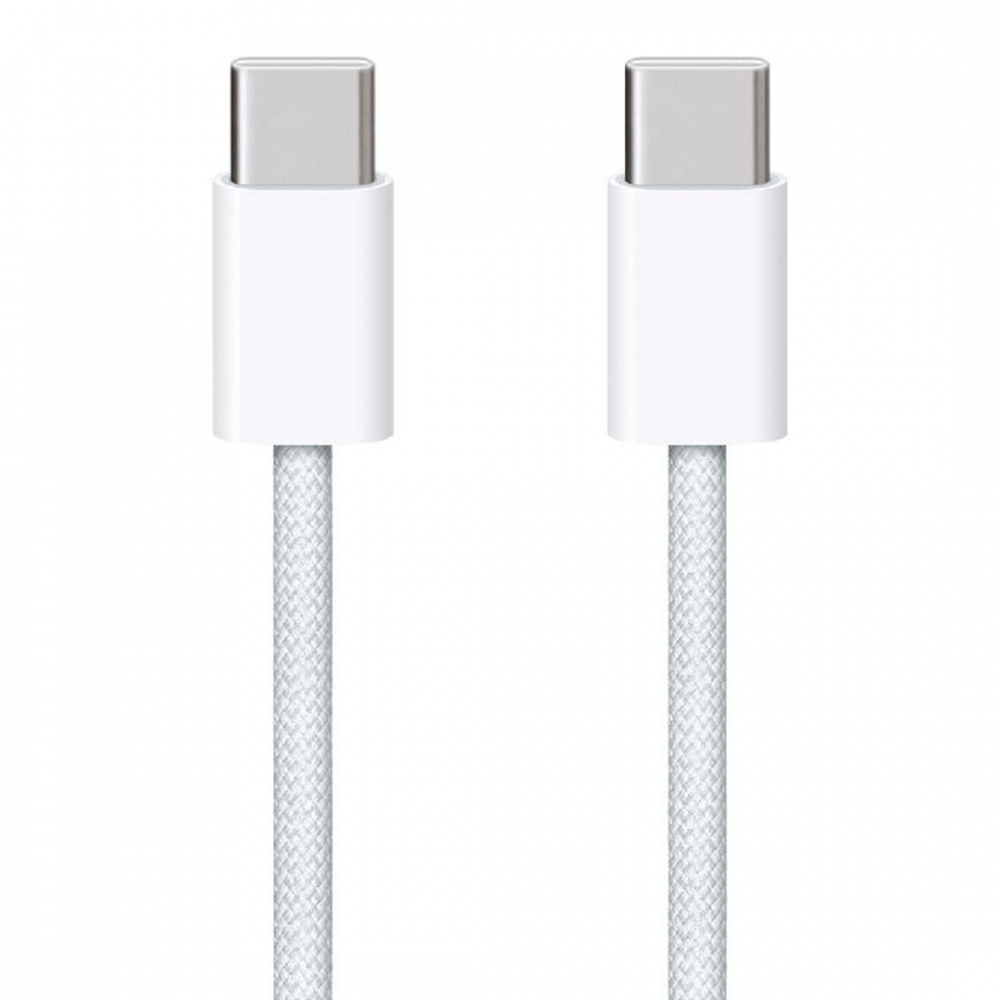 كيبل ايفون 16 الأصلي 1 متر 60 واط منفذ USB-C الى USB-C ماركة ابل ضمان حاسبات العرب - ضمان سنتين